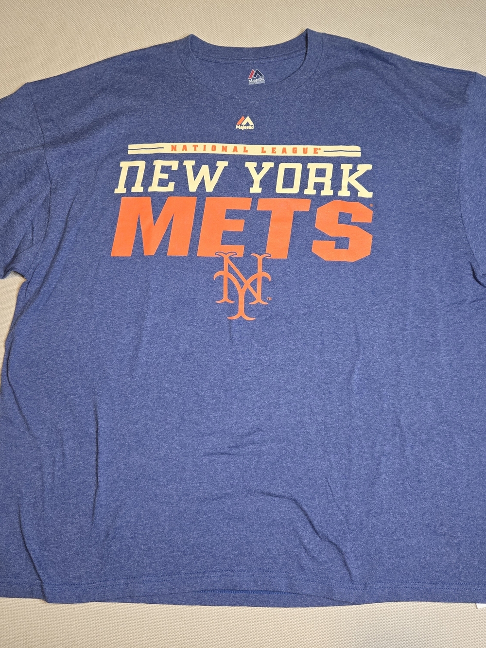 New York Mets XXL Majestic T-Shirt MLB Baseball 2XL Classic